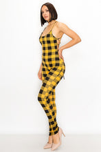 Load image into Gallery viewer, Black and Yellow Jumpsuit
