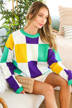Load image into Gallery viewer, Mardi Gras Sweater
