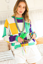 Load image into Gallery viewer, Mardi Gras Sweater
