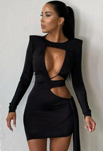 Load image into Gallery viewer, Black Dress, Black Club Dress
