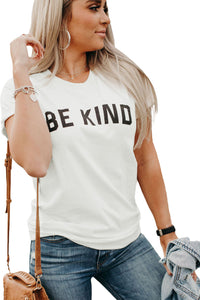 Be Kind T-shirt | White Graphic Tee